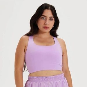 Girlfriend Collective Lilac Paloma Sports Bra Size XL